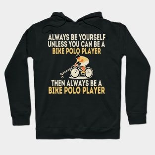 Bike Polo Player Hoodie